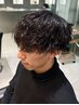 【メンズ限定】カット+スパイラルパーマ　￥14300→￥12150