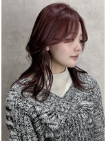 ルノン シェリー(LUNON cheliy) 黒髪クラゲヘアーオリーブグレー小顔ココアベージュ