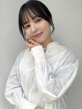 ベル 銀座5丁目店(Belle) 結んで可愛い顔まわりカット＊