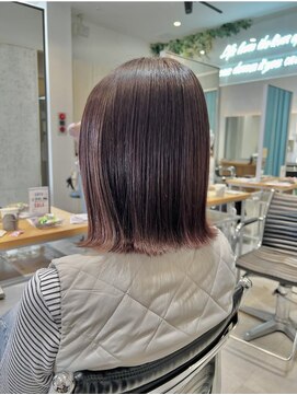 ヘアーエスクールエミュ(hair S. COEUR emu) ピンクブラウン/松井山手美容室/京都