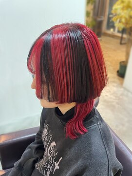 ラボ ヘアデザイン(Lab Hair Design) クラゲカット×デザインカラー