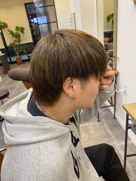 ミイロ(miiro) ブラウンベージュ マッシュウルフ