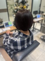 ケンジ 南林間(KENJE)&nbsp;ショートボブ×レイヤー×ブラウンカラー【南林間】