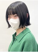 【morio松戸 石山】似合わせ黒髪ボブ外ハネボブミニボブ20代30代