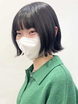 モリオフロムロンドン 松戸店(Morio from London) 【morio松戸 石山】似合わせ黒髪ボブ外ハネボブミニボブ20代30代