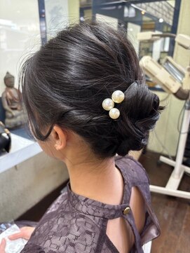 ヘッドショップパワープラス 結婚式お呼ばれヘアセット/ヘアアレンジ