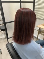 テーラヘアー 袖ヶ浦2号店(TELA HAIR)&nbsp;【推し活にも】赤系ハイライト