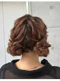 ツインお団子ヘア