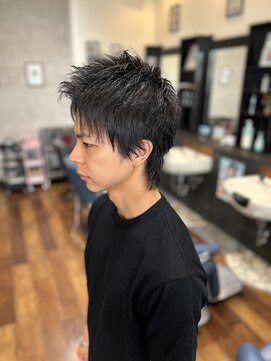 ヘアーワークス ボナ(HAIR WORKS bona.) メンズ　清潔感　爽やかスタイル