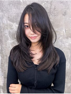 キング 梅田(K!ng) 髪質改善レイヤーカットイルミナケアブリーチハッシュカット