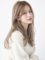 トリニティ(trinity)&nbsp;ブリーチ×髪質改善 ミルクティーベージュ レイヤーカット豊見城