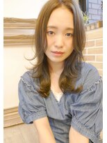 アジュール(hair&make AZURE)&nbsp;外ハネ×ブルーアッシュ