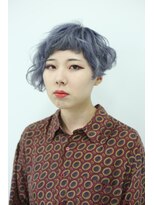 クリーン ヘアデザイン(CLLN hair Design)&nbsp;【CLLN】アシメウェーブシルバーパープル