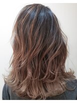 ネイロ(NE/LO)&nbsp;ナチュラルバレイヤージュ×ローレイヤー