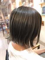 ケースプラスグリーン(CASE+GREEN)&nbsp;◎コンパクトボブ×ミルクティーカラー