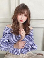 ジーナ 渋谷駅前(Zina)&nbsp;【Zina　渋谷】イメチェン毛先パーマ耳かけ×フォギーベージュ