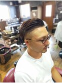 ツーブロ×サイドバック