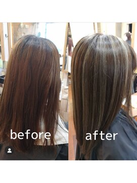 スミカ(sumica) #筋間ハイライト　#ハイライト　#ブリーチ