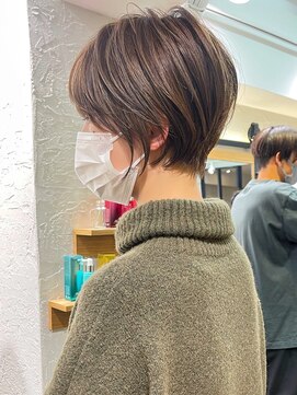 アヴァロン(AVALON) 絶壁解消/ひし形/前下がり/大人ショートボブ/30代/40代★猪狩★