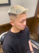 ヒロギンザバーバーショップ 神楽坂店(HIRO GINZA BARBER SHOP)&nbsp;スキンフェード×ハイトーン