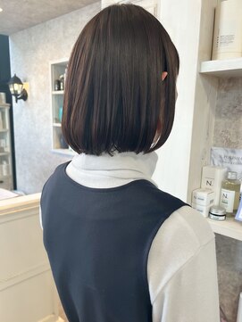 キャアリー(Caary) 福山市Caary 人気　愛されミディアム/ラベンダーブラウン