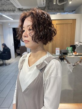 テトラ バイ ネオリーブ 横浜西口店(tetra by neolive) 横浜★レディーススパイラルパーマ♪パッツとボブ