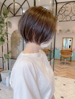 ロンド エスポワール 錦糸町(Lond espoir)&nbsp;【武井俊樹】小顔前髪　ショートヘア　　ピンクベージュ 錦糸町