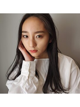 ガーランド (Garland) 髪質改善ロングヘア×黒髪アッシュブラック