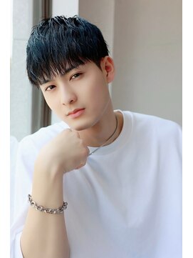 ソイクフ(SOY KUFU) MEN’S HAIR マッシュパーマアッシュブラックカルマパーマ