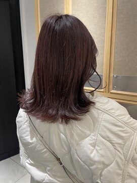 ガリカ 渋谷(Gallica) 【mami】大人かわいいラベンダーココアブリーチなしダブルカラー