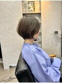 脱白髪染め/大人美人ショート
