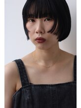 透明感/艶カラー。ケアカラーでダメージを最小限に抑えてより素敵に。