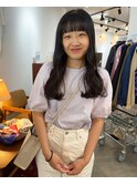 ロングヘアカット
