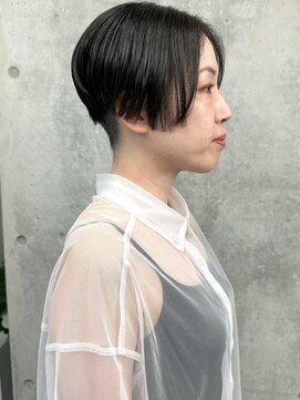 モリオ(morio) ＊刈り上げ女子大人ショートクールショート前髪なし30代40代3