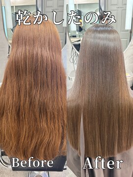 ジーナ 池袋(Zina) 【無加工】premium艶髪ストレートで広がる髪も理想の美髪に！