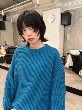 シティ(sity.) 天神　ブリーチなしダブルカラー　レイヤーカット　暖色カラー