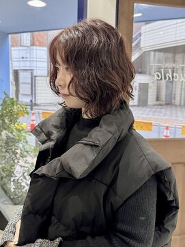 ウクラ バイ レシッド 池袋(uchla by rcid) 大人ボブオススメパーマ☆ゆるふわ波巻きパーマ
