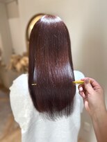 アンド ラ ブランシュ(&.La Blanche)&nbsp;フェミニンロング/ピンクカラー/似合わせカット/髪質改善