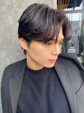 レブヘアー 河原町(LEVHAIR) 波巻きツイストスパイラルパーマセンターパートショートヘア