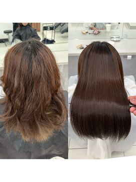 コークス 原宿 表参道(COKETH) ブリーチ縮毛矯正/縮毛矯正/髪質改善/トリートメント