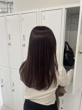 ヌーヴェル(nouvelle) ラベンダーブラウン×色落ちまでキレイなカラー