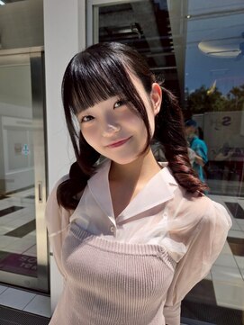 ソレイユトウキョウシブヤ(SOLEIL TOKYO shibuya) 顔まわりが可愛いツインテール