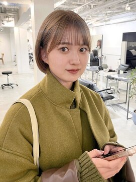 フォト 富山(foto) マロンベージュ/ボブ/前髪/レイヤー/髪質改善/縮毛矯正/富山