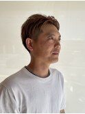 カット、カラー、グレージュカラー