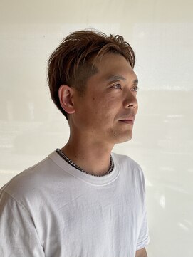 カット、カラー、グレージュカラー