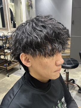 メンズデザイン シャビ(Men's design Shabbi) マッシュ×ツイストスパイラルパーマ