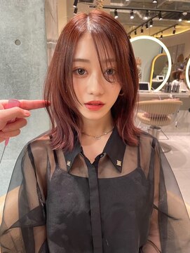 ロンドミラー 博多店(Lond Mirror) 黒髪カタログココアベージュ小顔オリーブグレークラゲヘアー博多