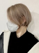 エンクス 天王町店(enx)&nbsp;着物ヘア/ダークアッシュ/ミディアムレイヤーカット/天王町AI201