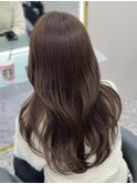 ブラウンベージュ×インナーカシスピンク