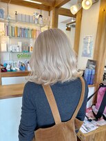 ギャラクシー ヘアードレッサーズ(galaxy hairdressers)&nbsp;ハイトーンホワイトベージュ